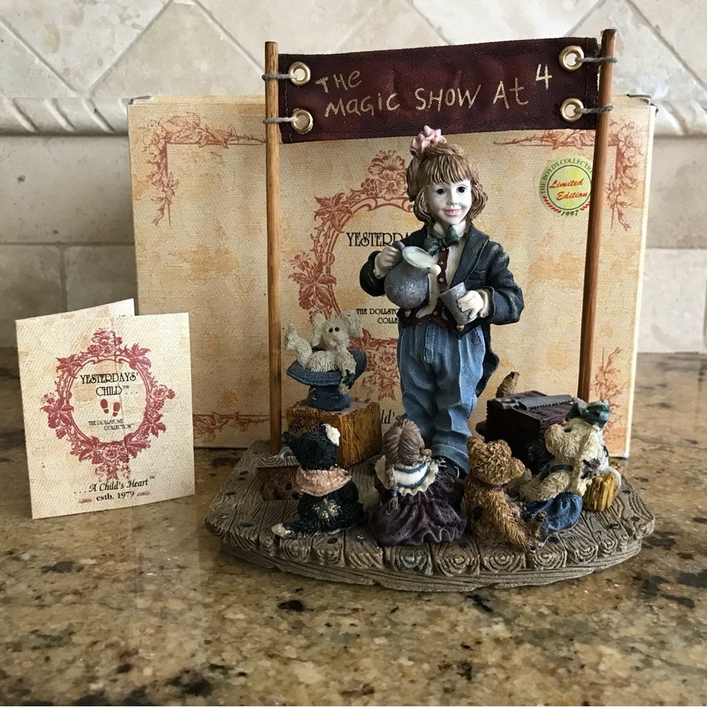 Boyd’s Yesterday's Child Dollstone Amazing Bailey 1997 Limited Edition